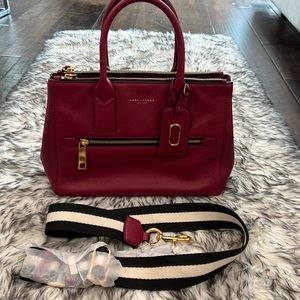 Marc Jacobs Berry Red Satchel Bag